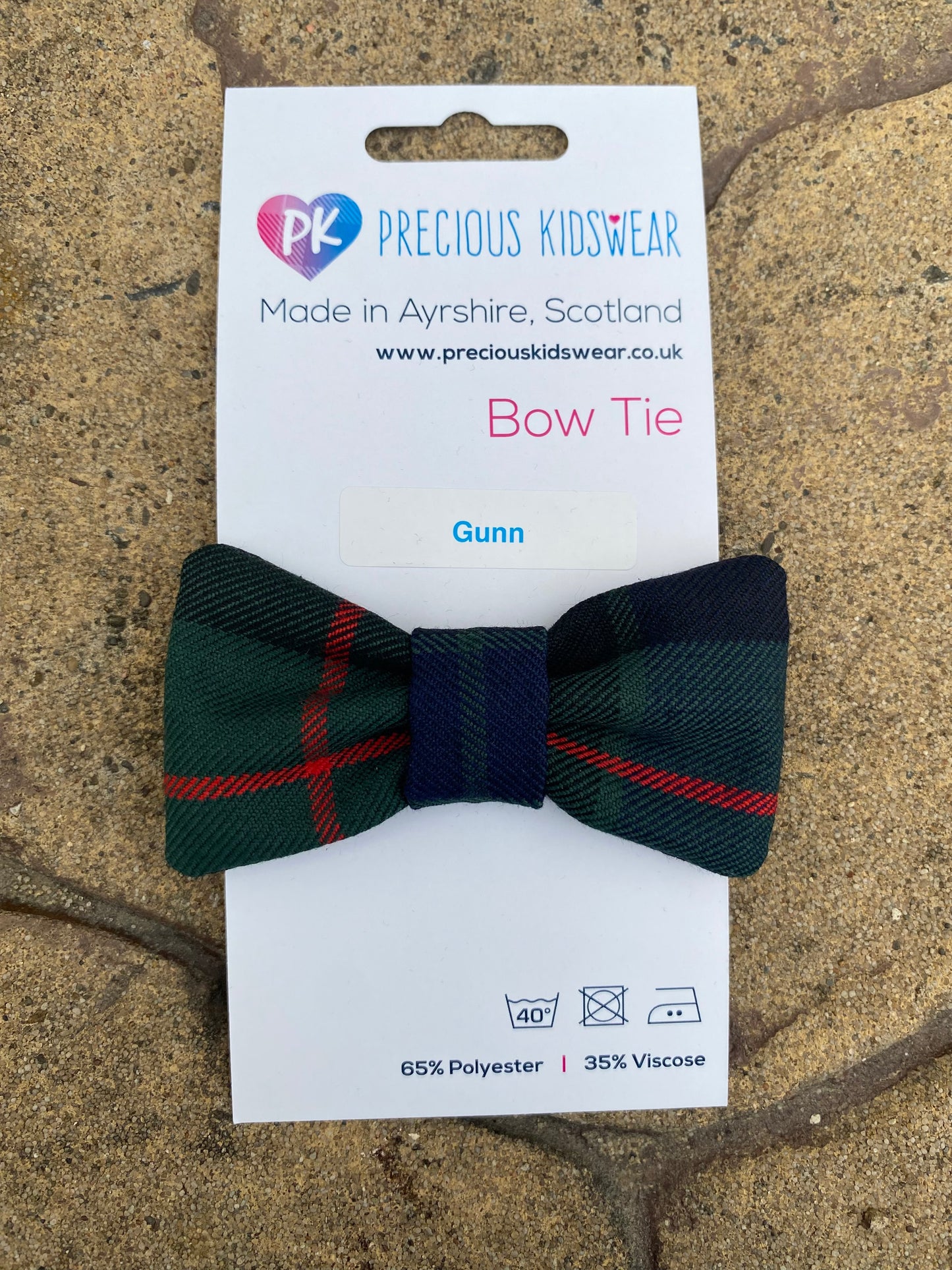 Gunn Tartan Baby Bow Tie