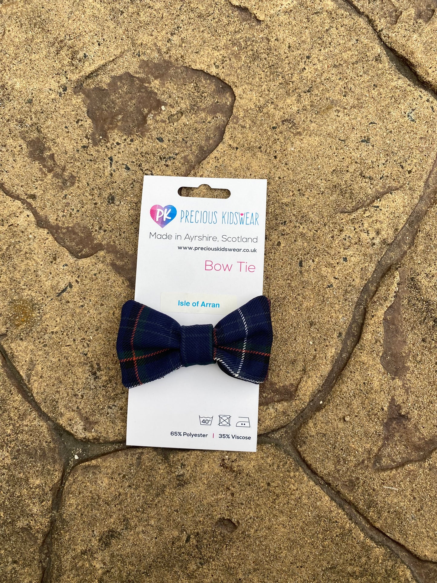 Isle of Arran Tartan Baby Bow Tie