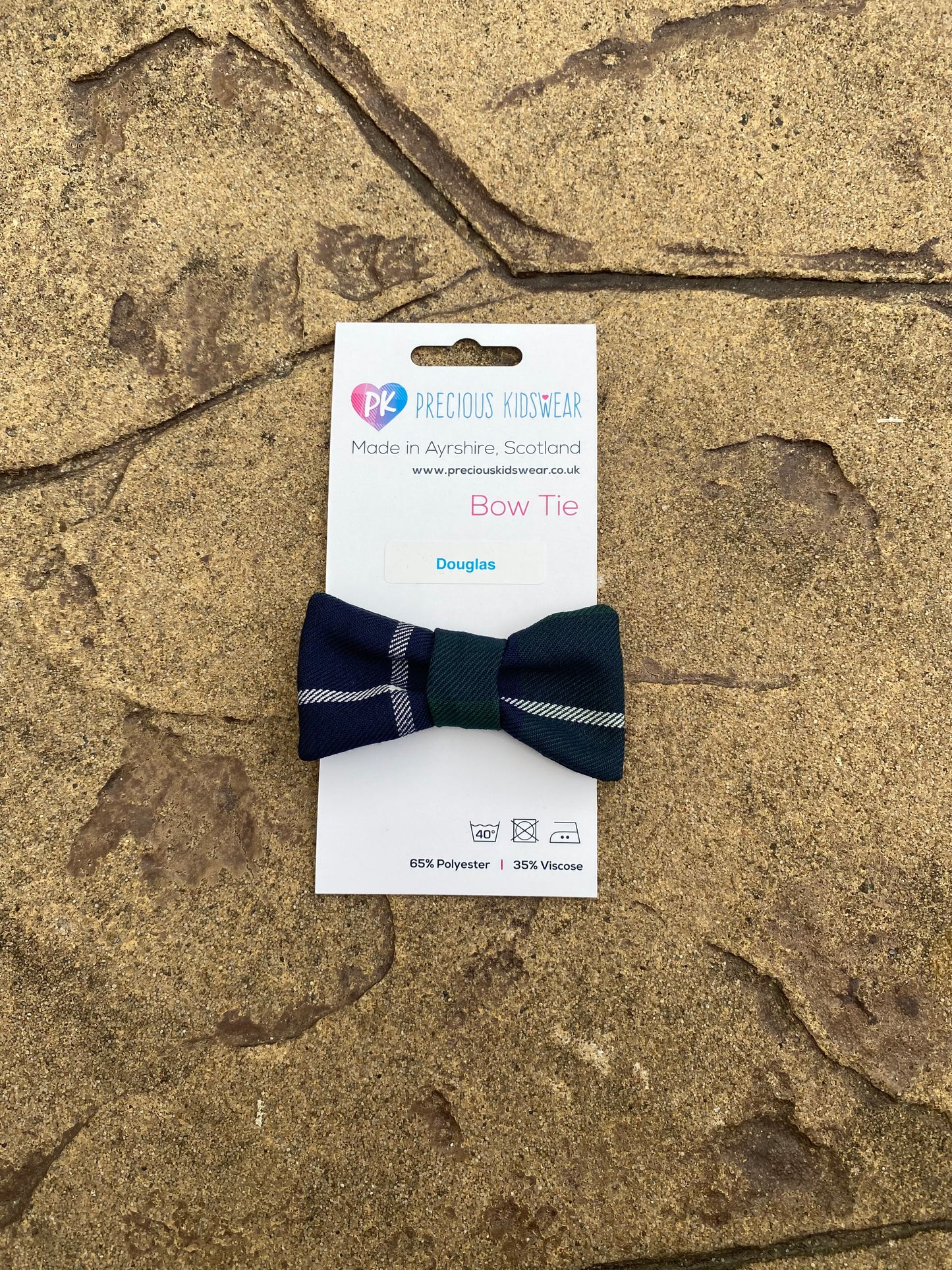 Douglas Tartan Baby Bow Tie