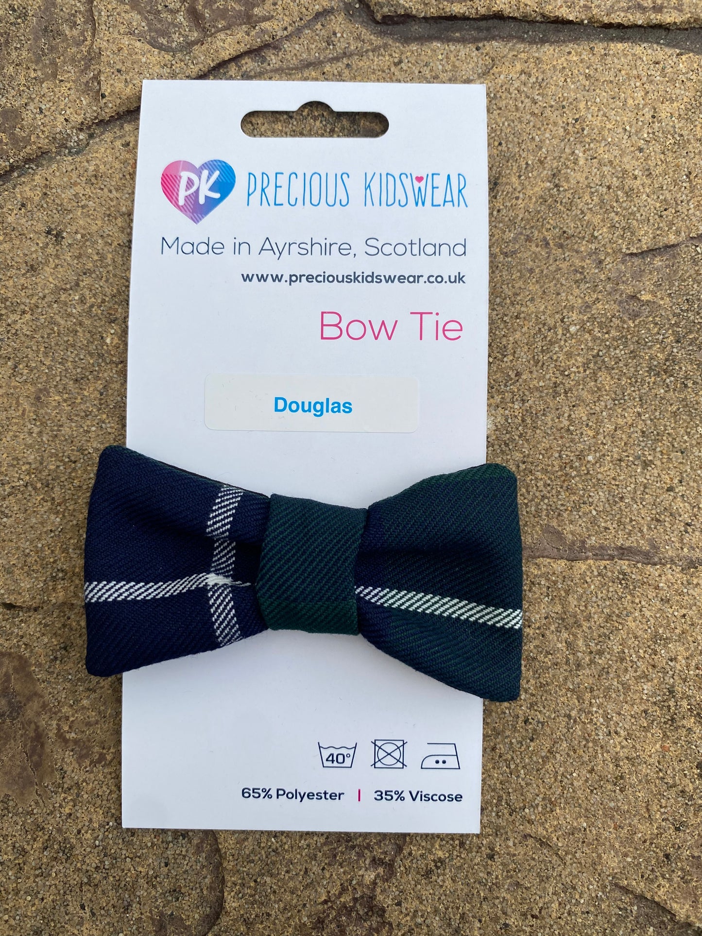 Douglas Tartan Baby Bow Tie