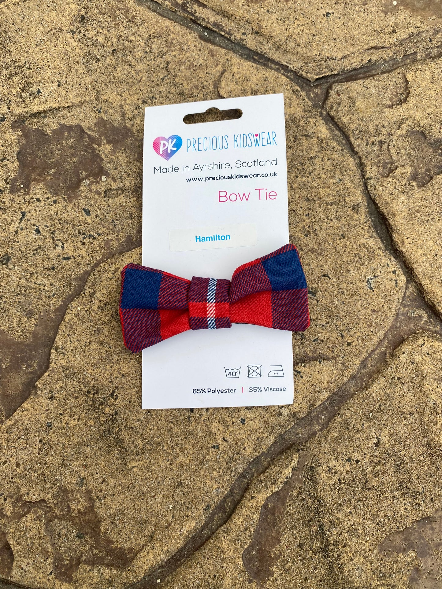 Hamilton Tartan Baby Bow Tie