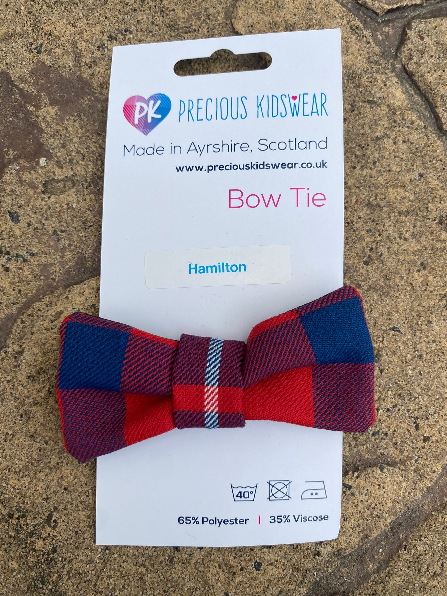 Hamilton Tartan Baby Bow Tie