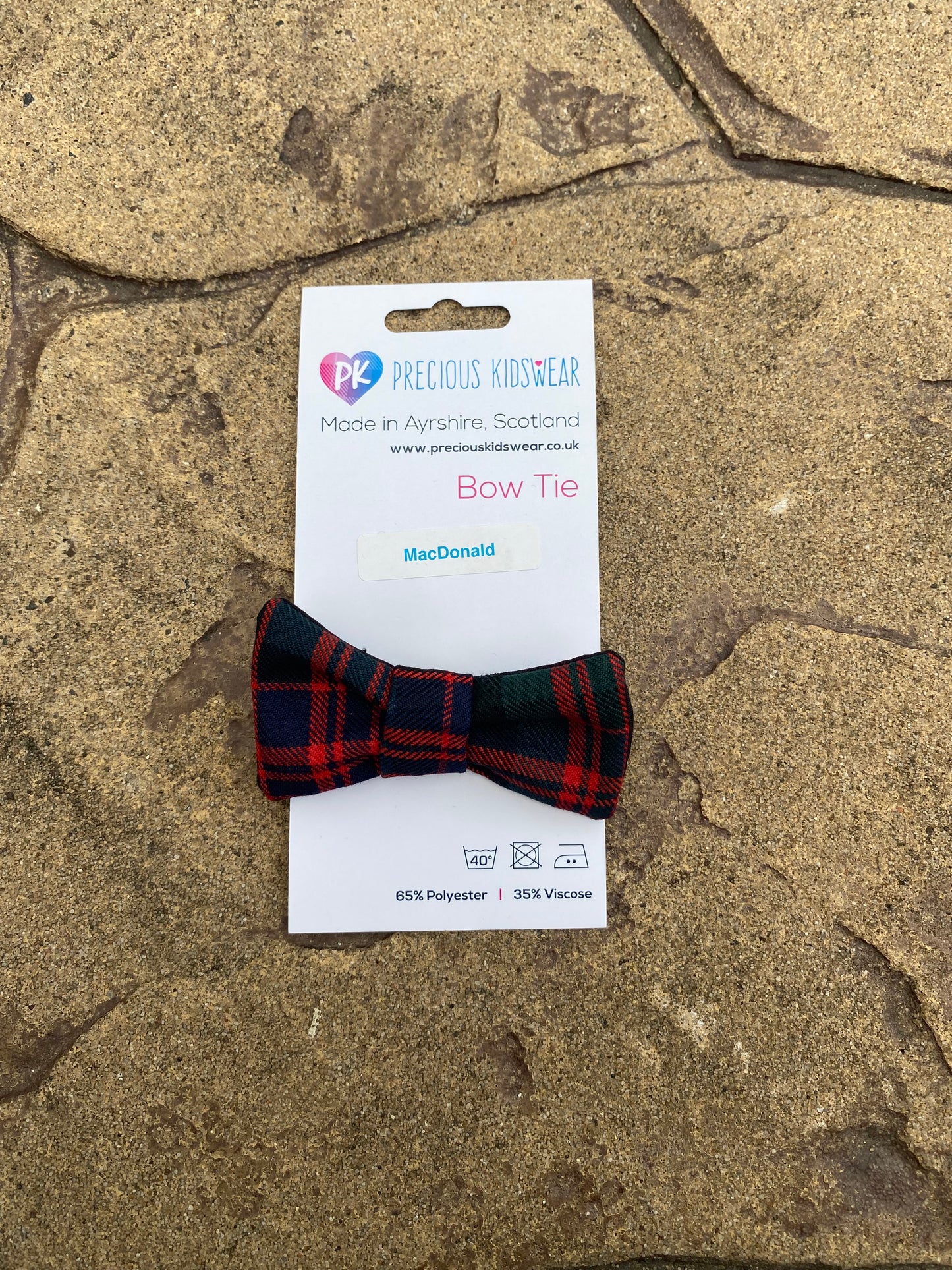 MacDonald Tartan Baby Bow Tie