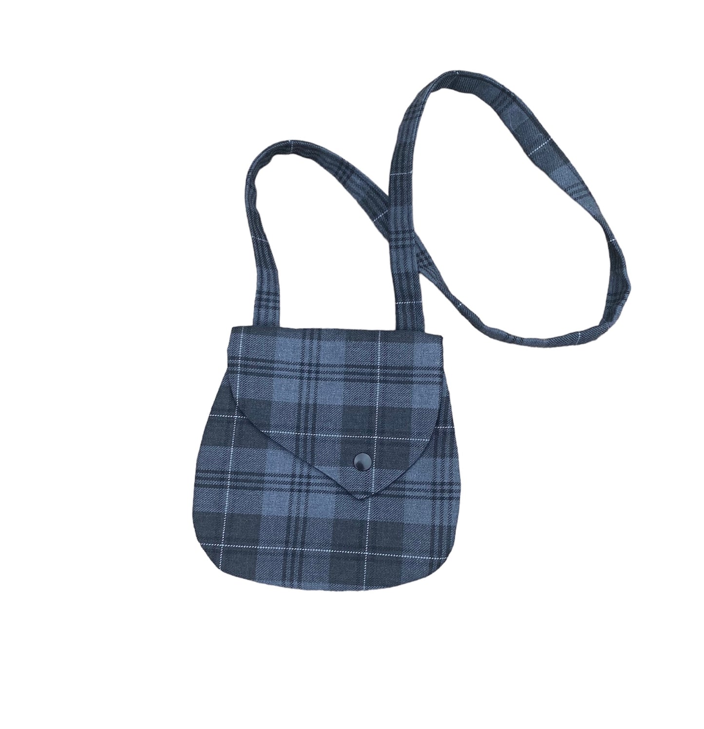 Grey Granite Tartan Children's Bag