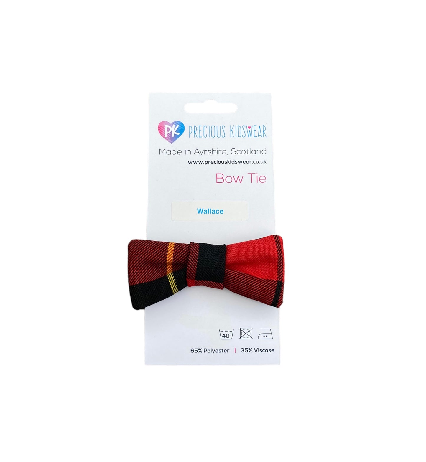 Wallace Tartan Baby Bow Tie