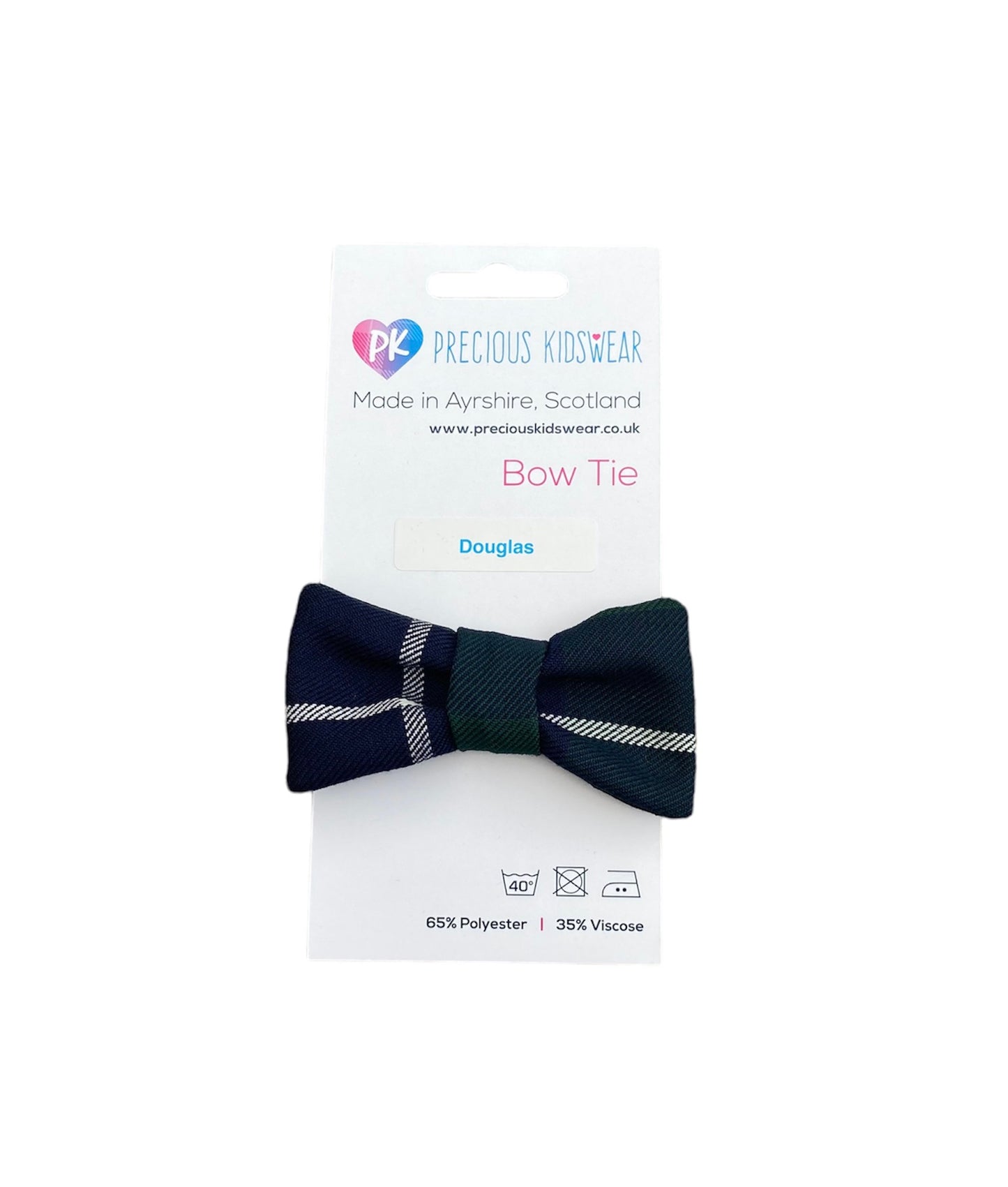 Douglas Tartan Baby Bow Tie