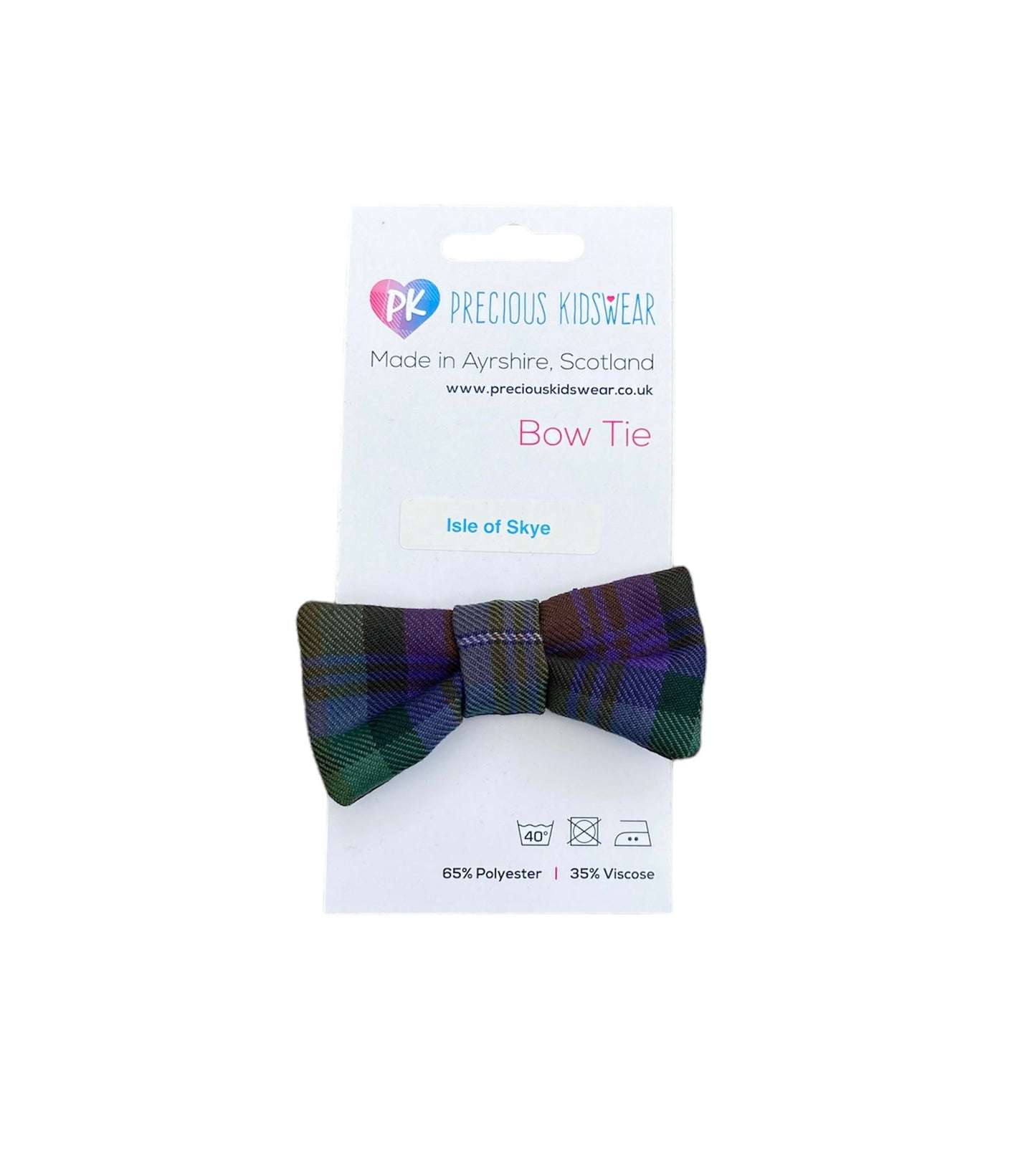 Isle of Skye Tartan Baby Bow Tie