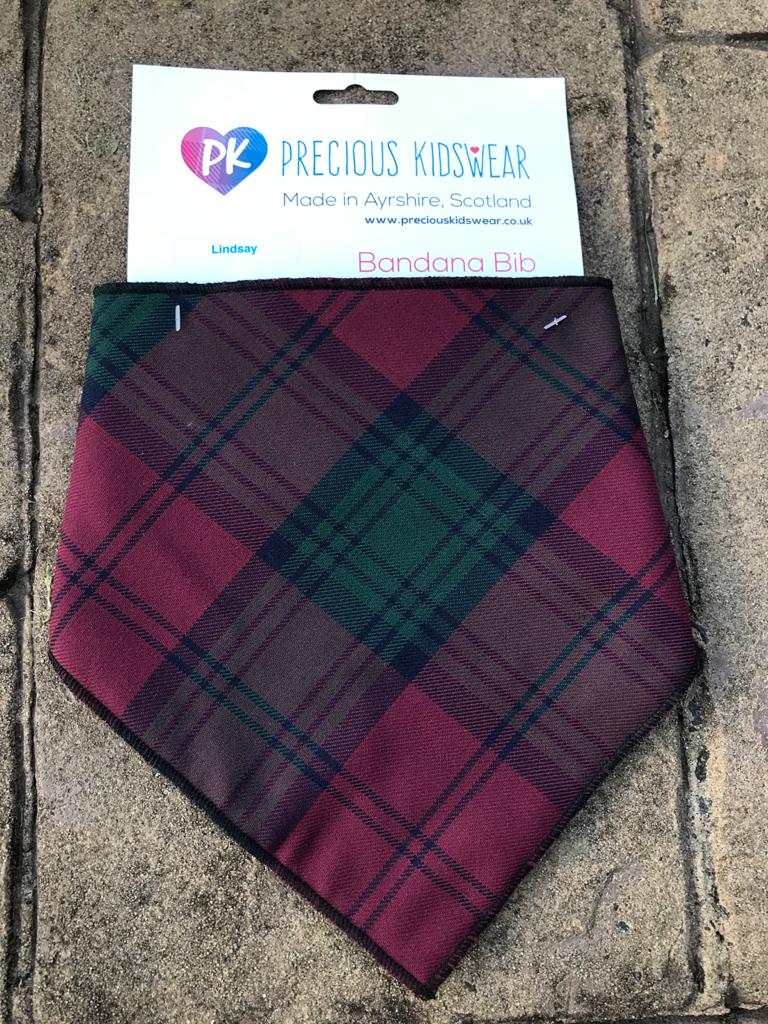 Lindsay Tartan Bib