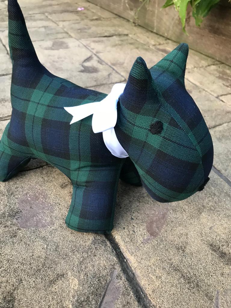 Black Watch Tartan Scottie Dog