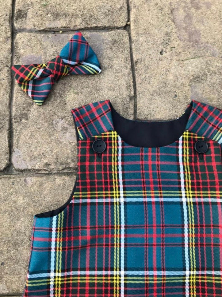 Anderson Tartan, Pinafore & Hair Bow Set