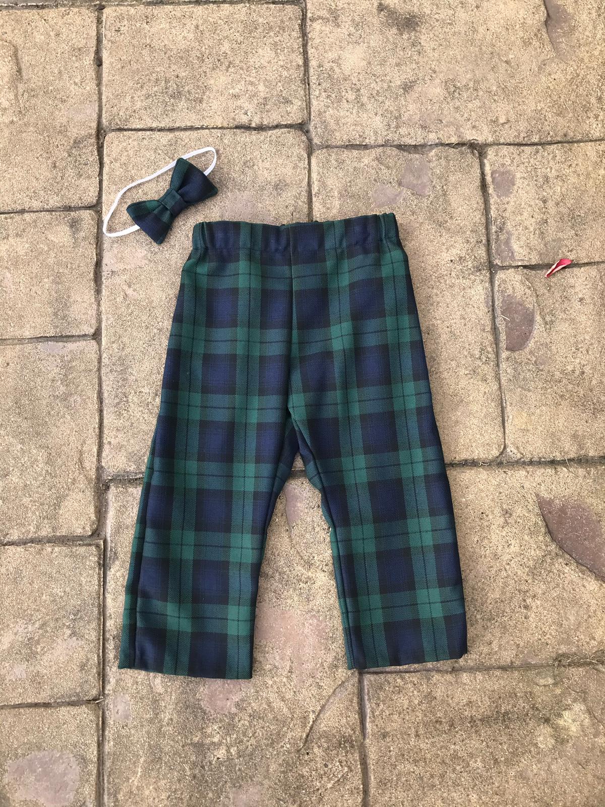 Trews & Bow Tie Set: Black Watch Tartan