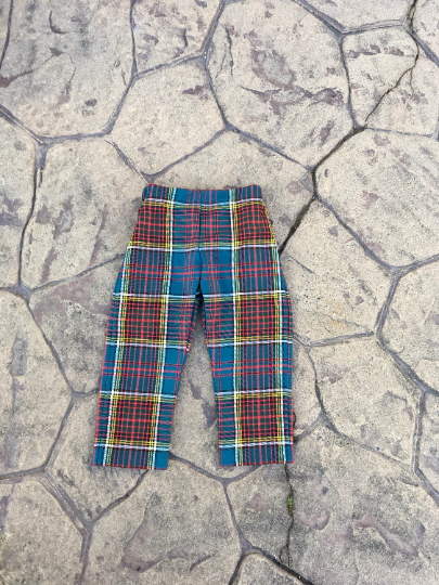 Boys tartan hot sale plaid pants