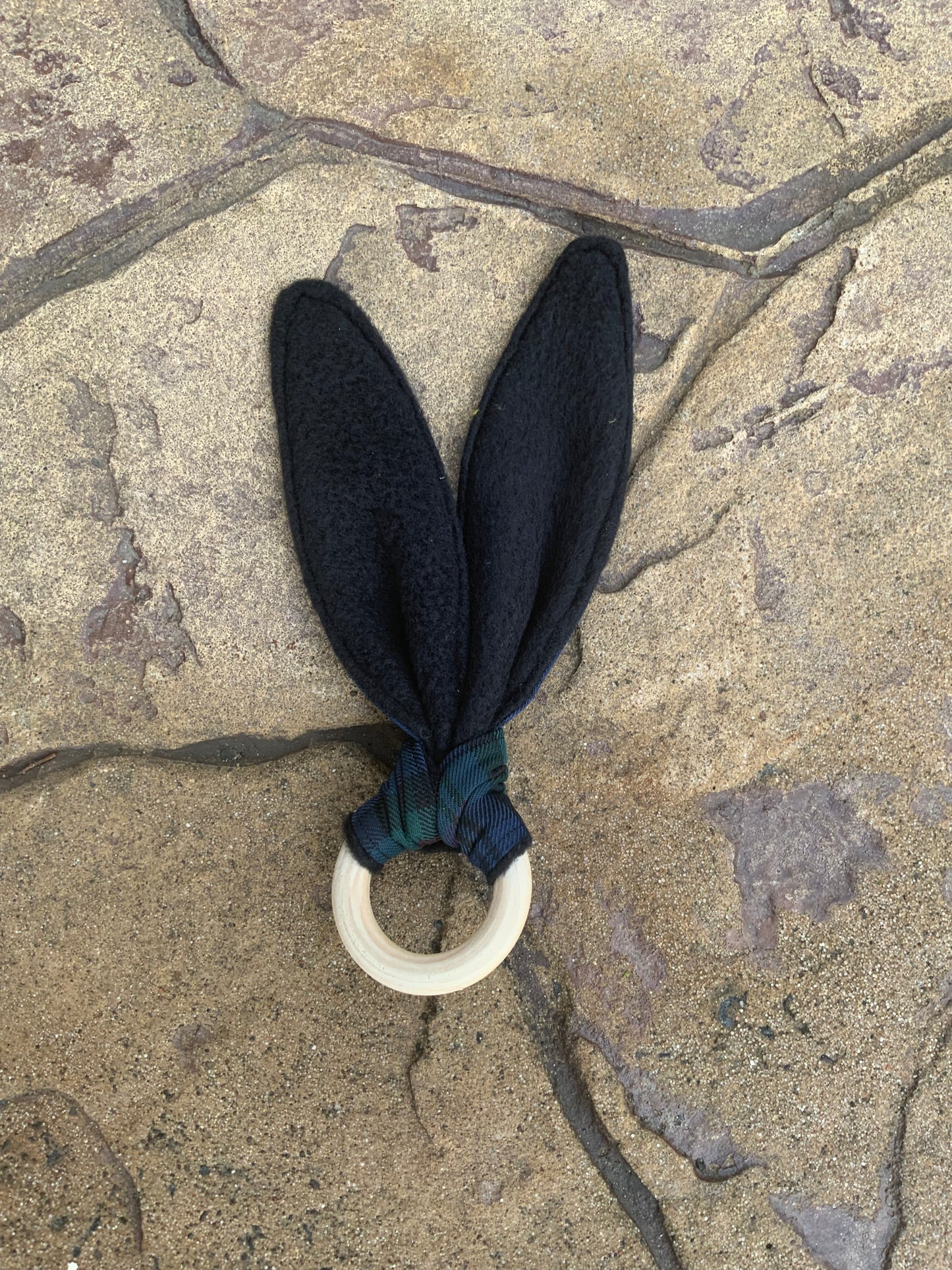 Baird Tartan Bunny Ear Teether