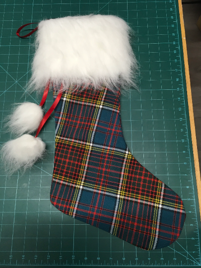 Anderson Tartan Christmas Stocking