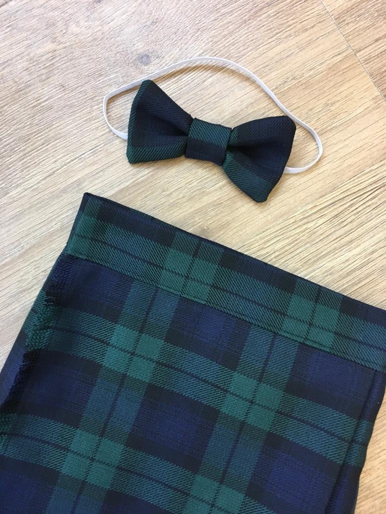 Black Watch Tartan, Kilt and Bow Tie Set
