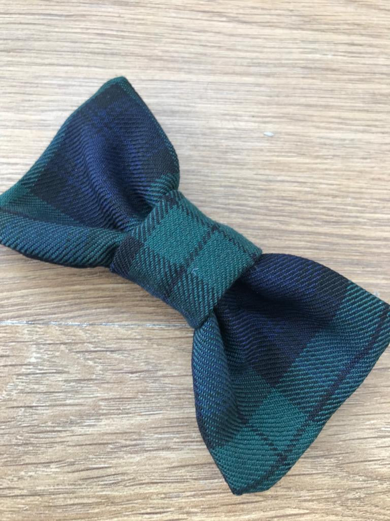 Black Watch Tartan Hair Bow