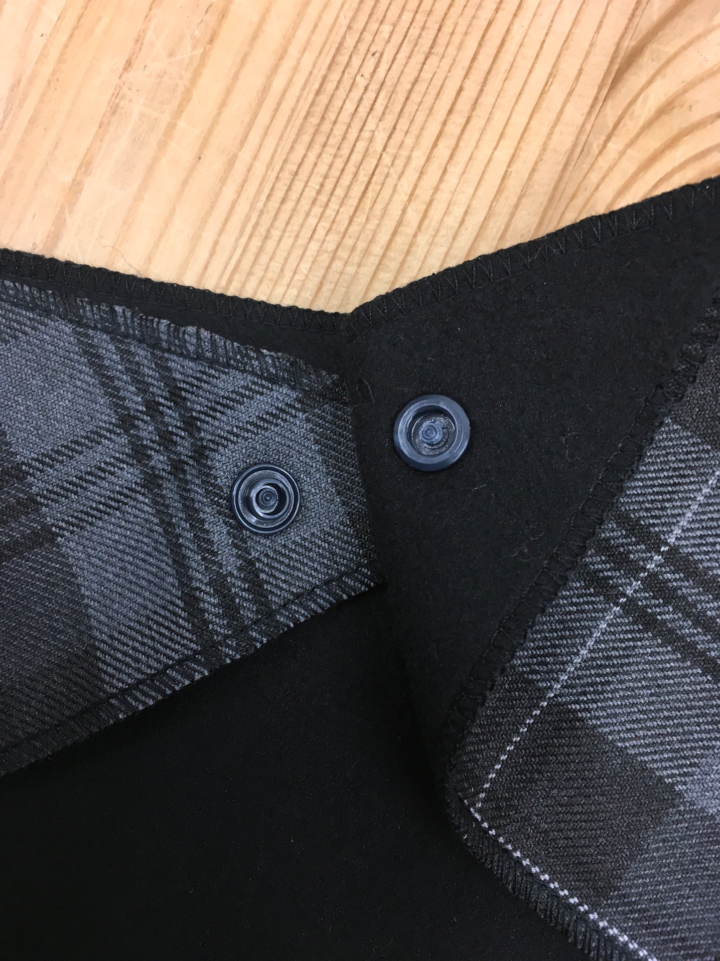 Grey Granite Tartan Bib