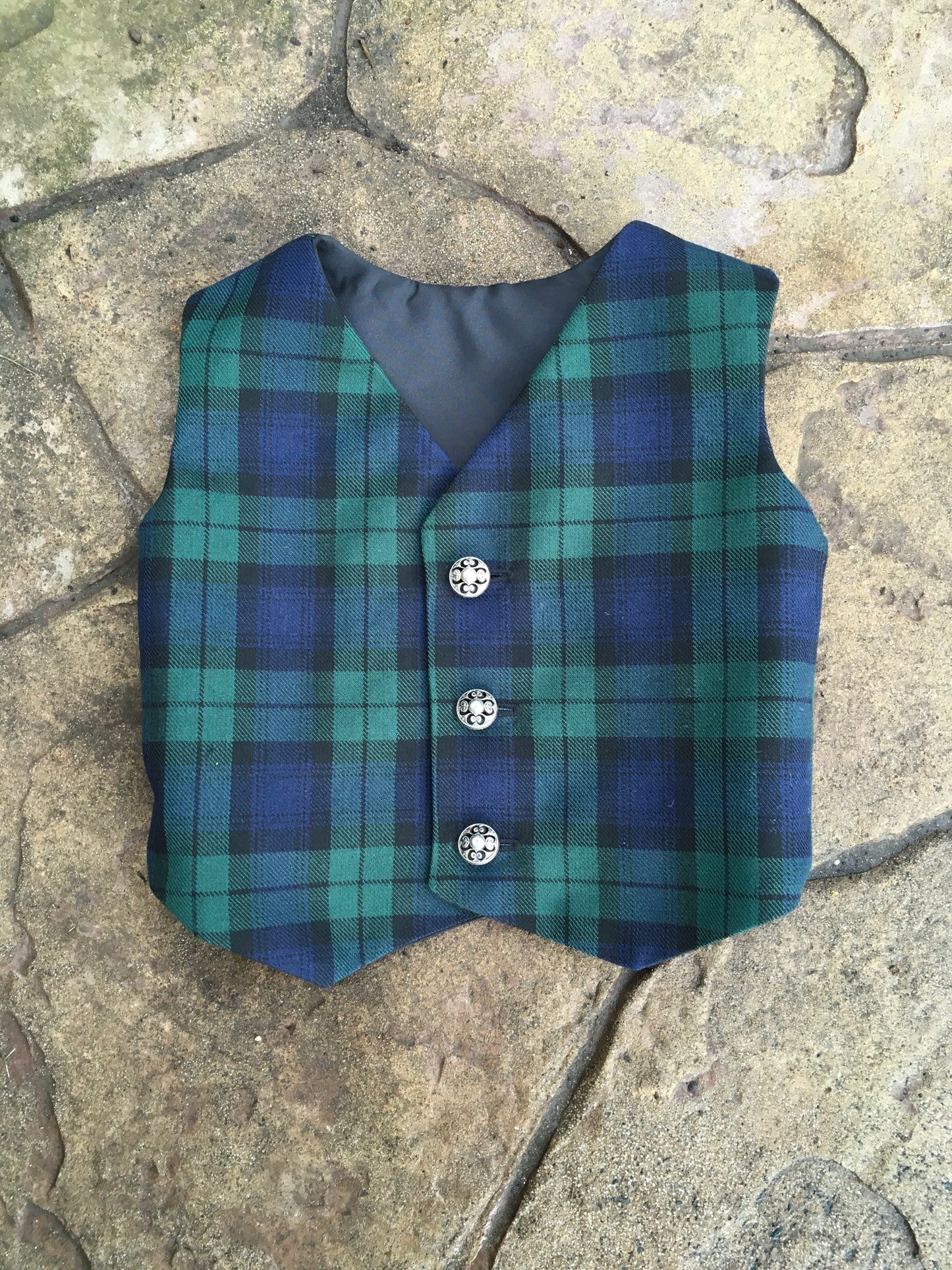 Black Watch Tartan Waistcoat