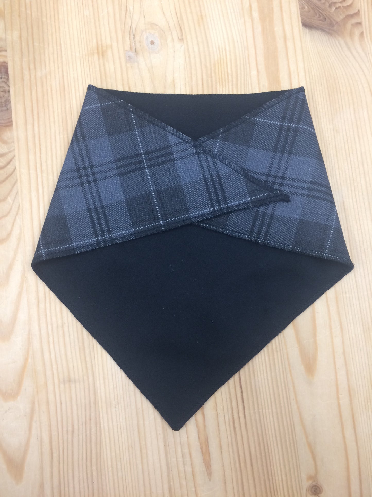 Grey Granite Tartan Bib