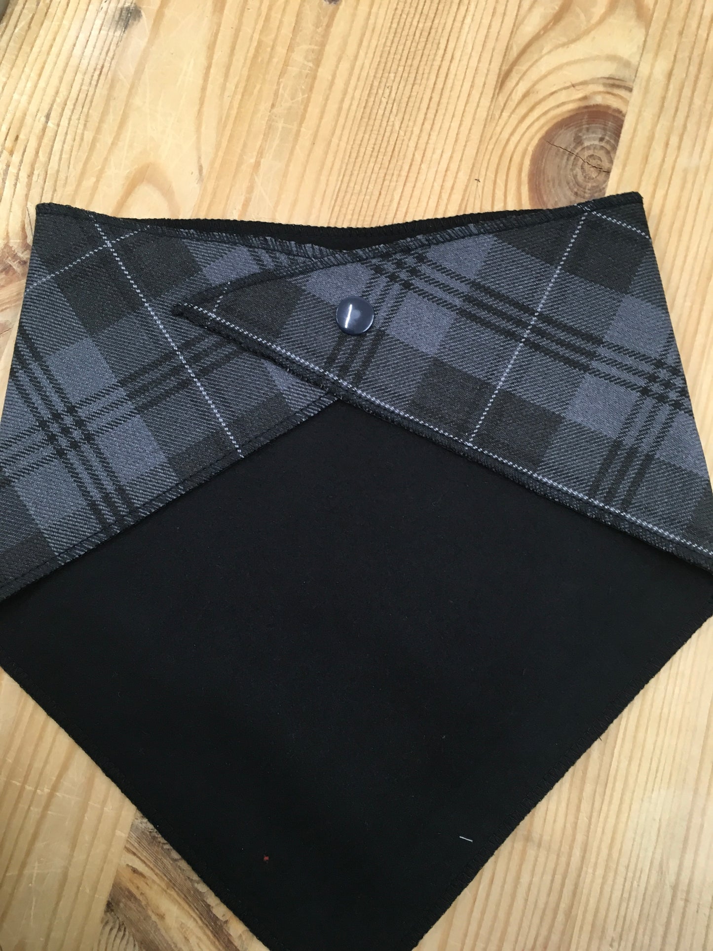 Grey Granite Tartan Bib