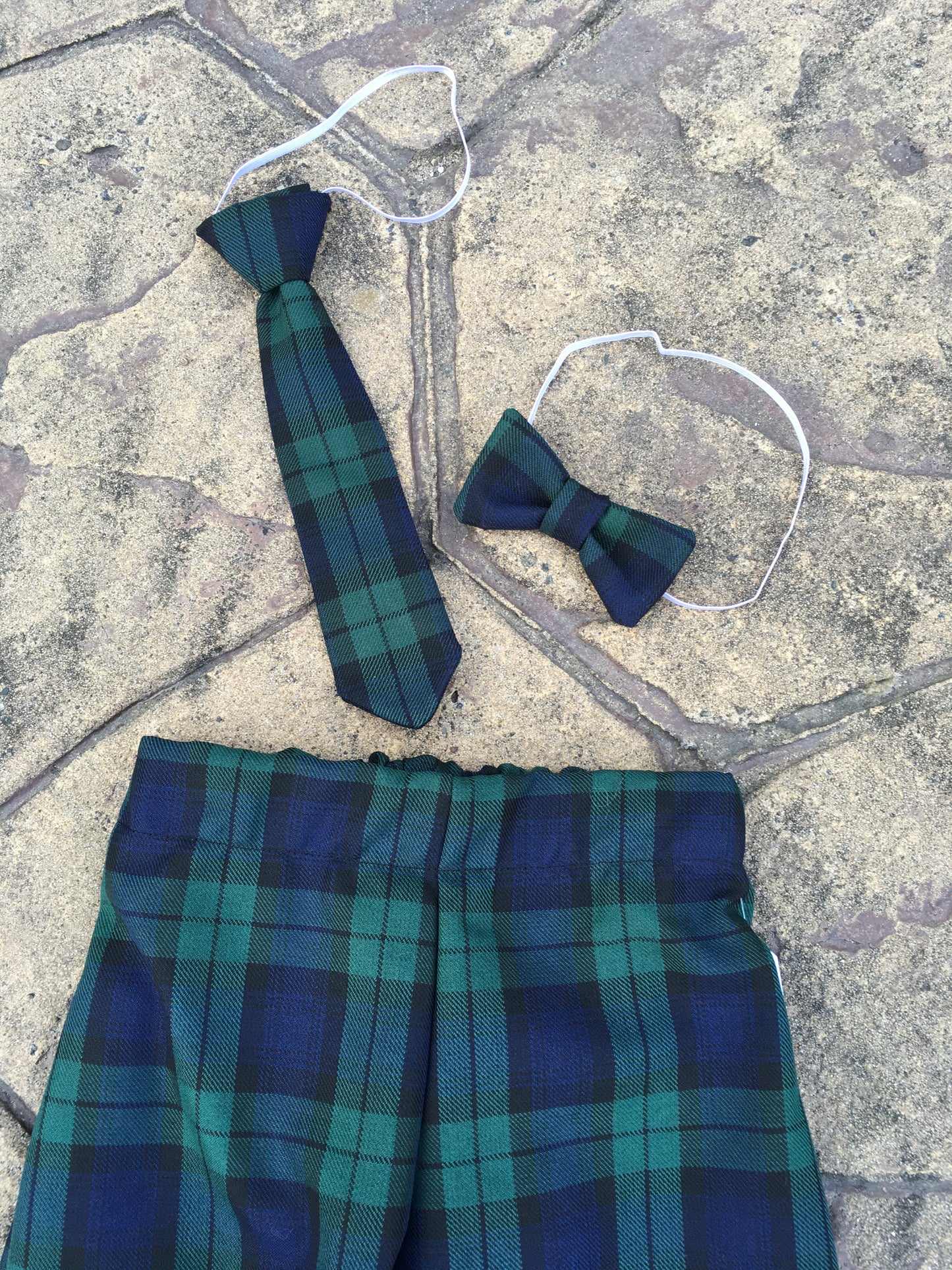 Black Watch TartanTrousers,Trews,Pants & Bow Tie/ Tie Set