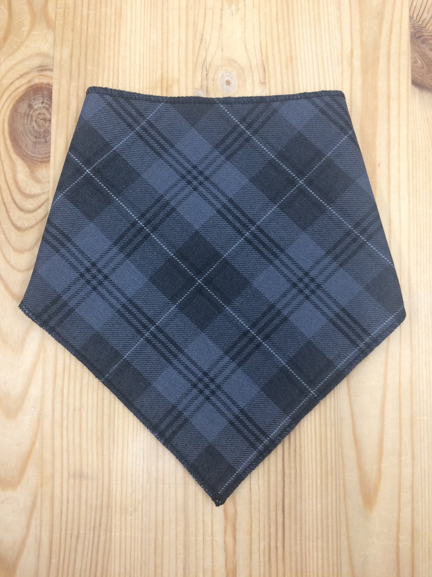 Grey Granite Tartan Bib