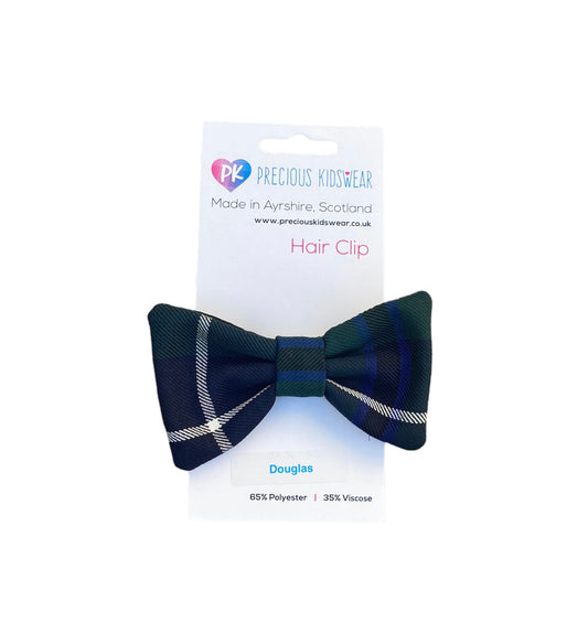 Douglas Tartan Hair Bow