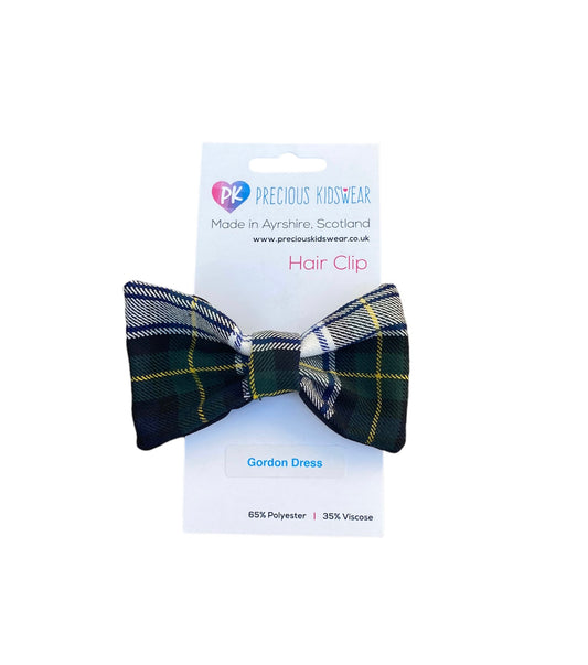 Gordon Dress Tartan Hair Bow