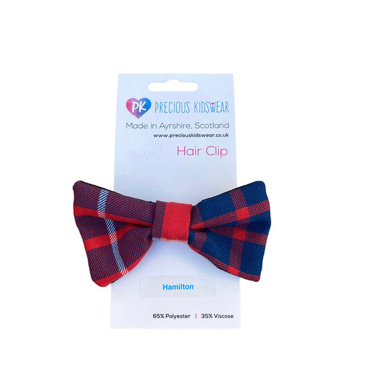 Hamilton Tartan Hair Bow