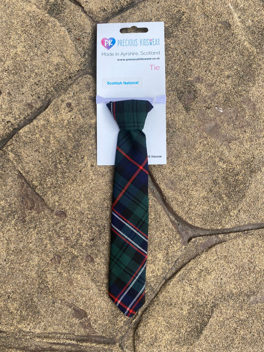 Scottish National Tartan Tie, Toddler, Kids