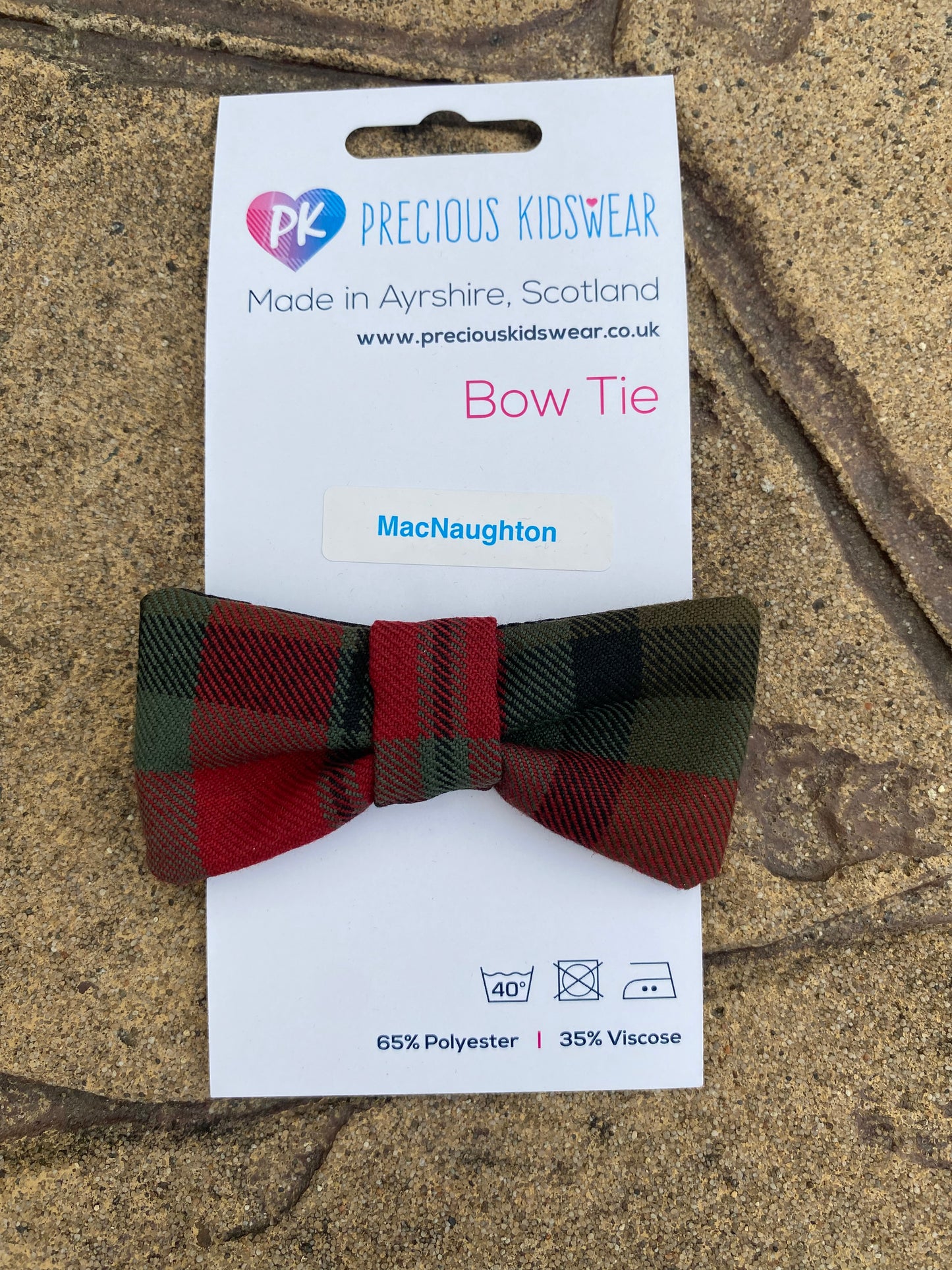 MacNaughton Tartan Baby Bow Tie