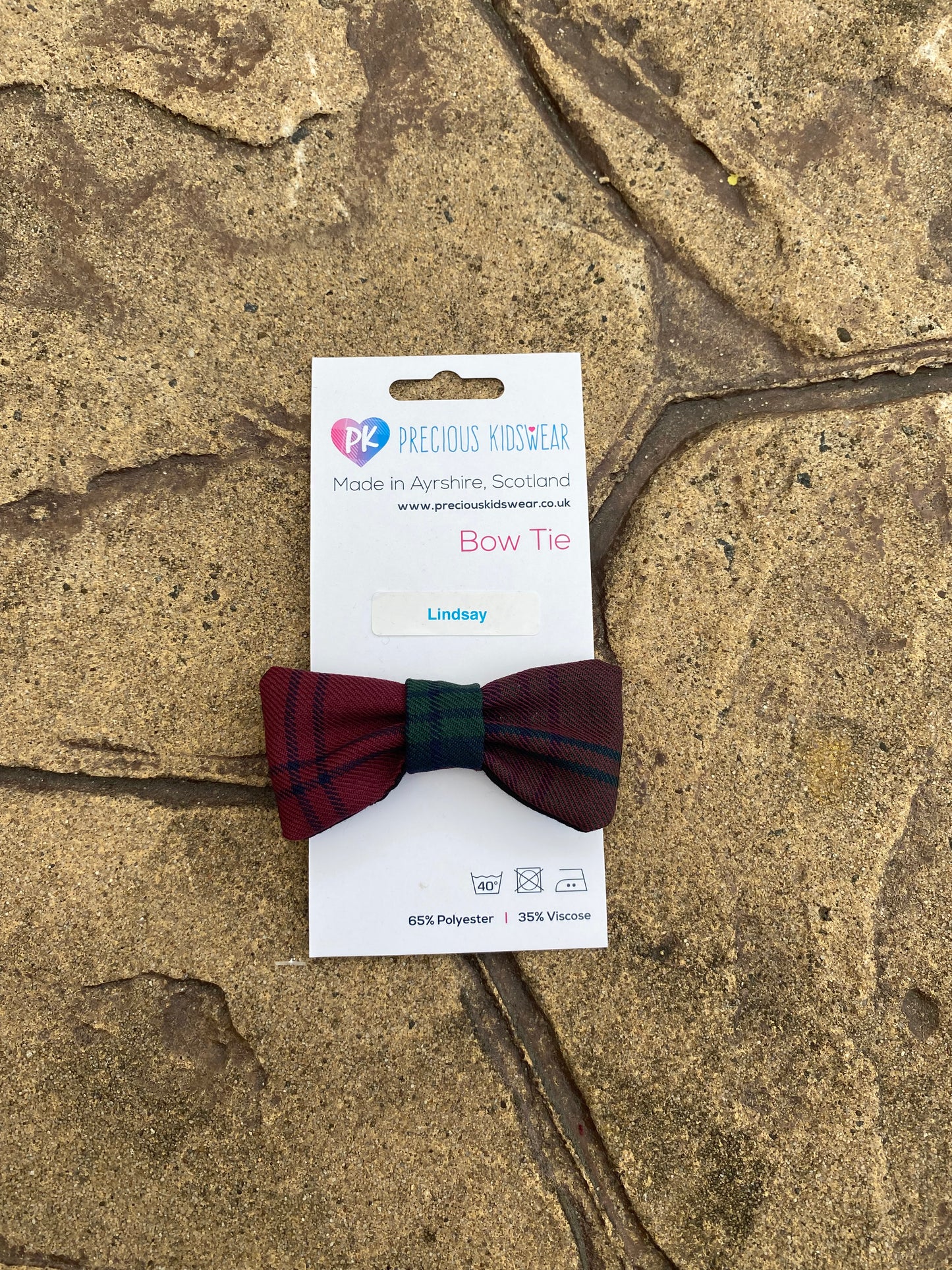 Lindsay Tartan Baby Bow Tie