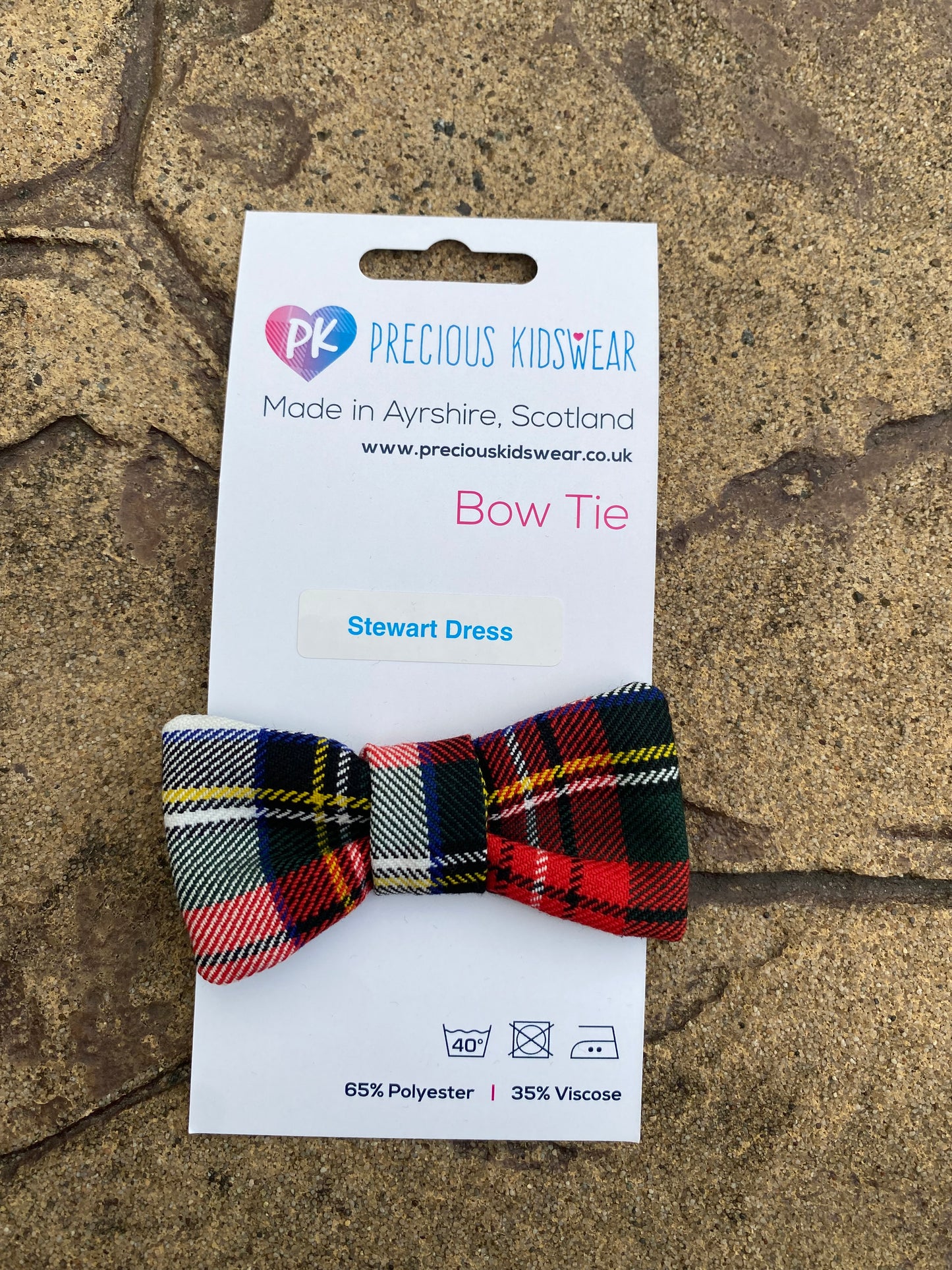 Stewart Dress Tartan Baby Bow Tie