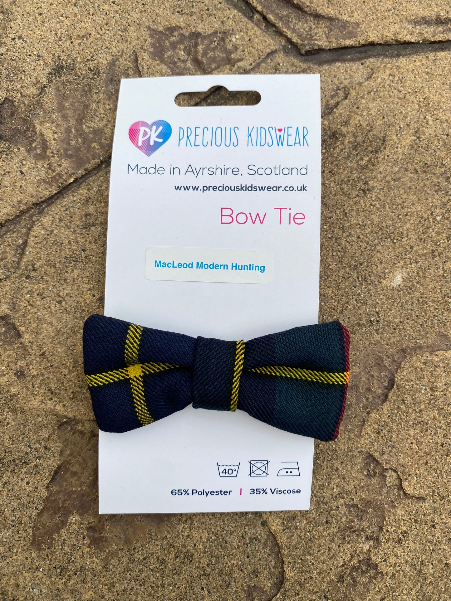MacLeod Tartan Baby Bow Tie