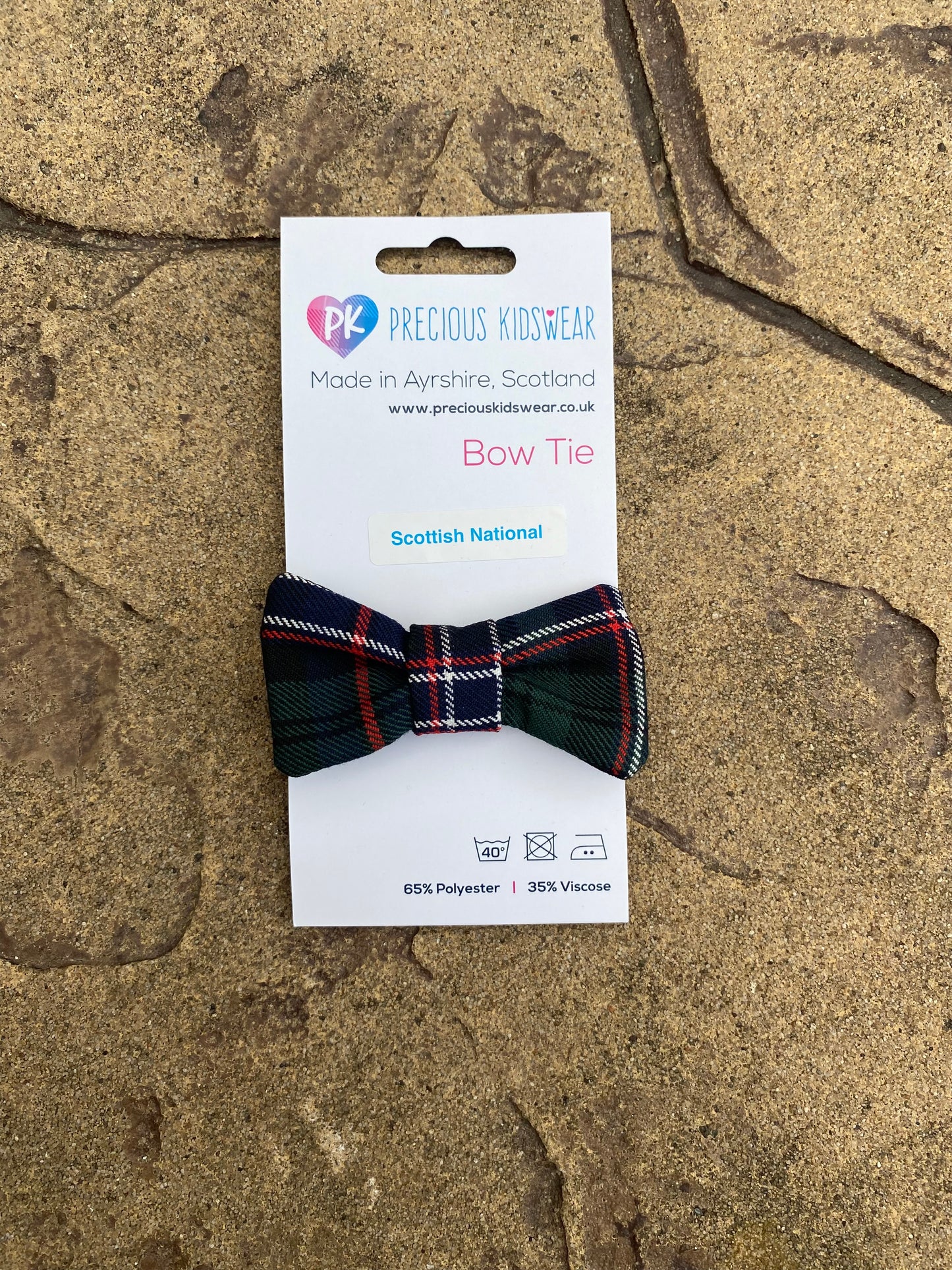 Scottish National Tartan Baby Bow Tie
