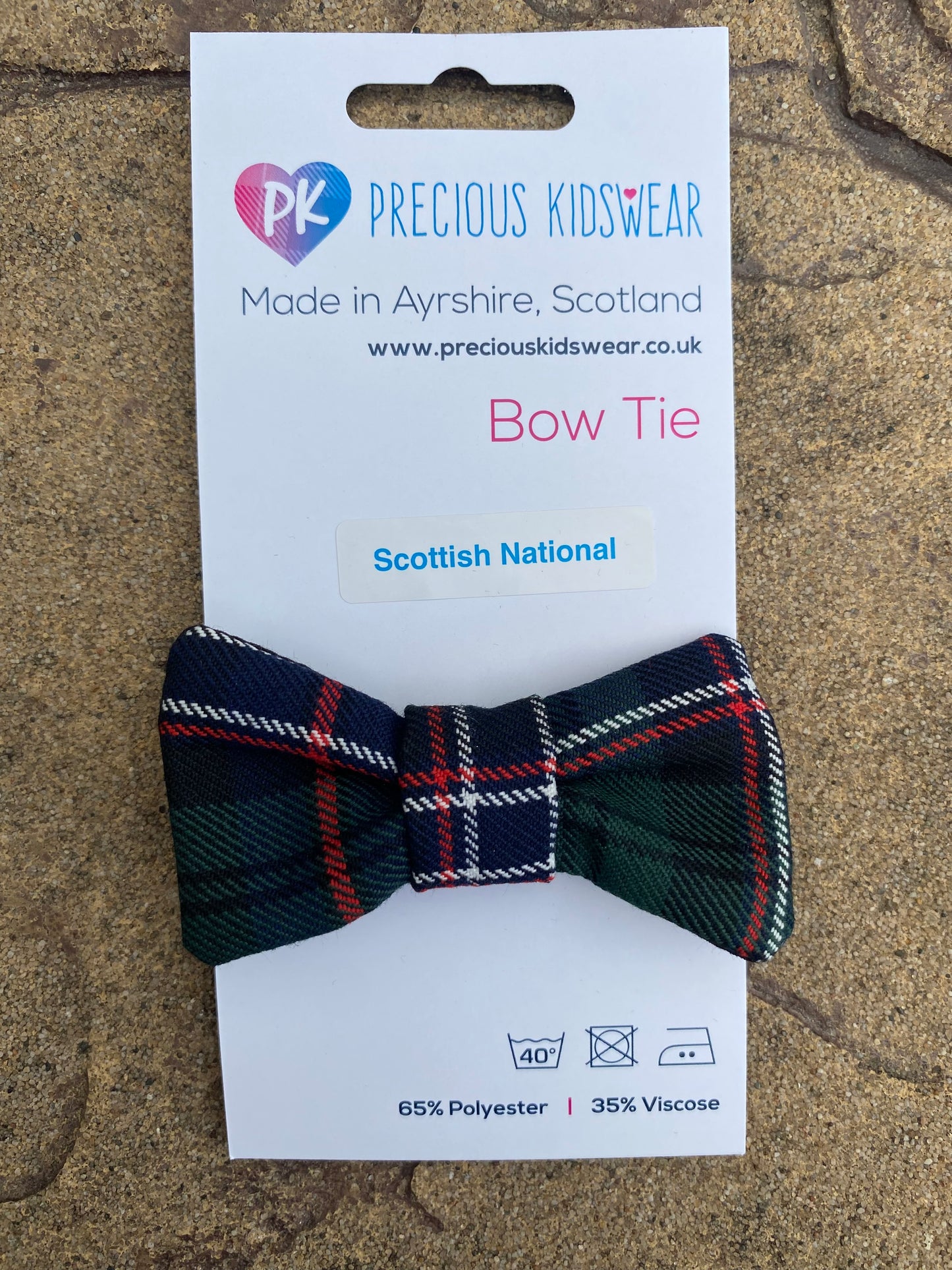 Scottish National Tartan Baby Bow Tie
