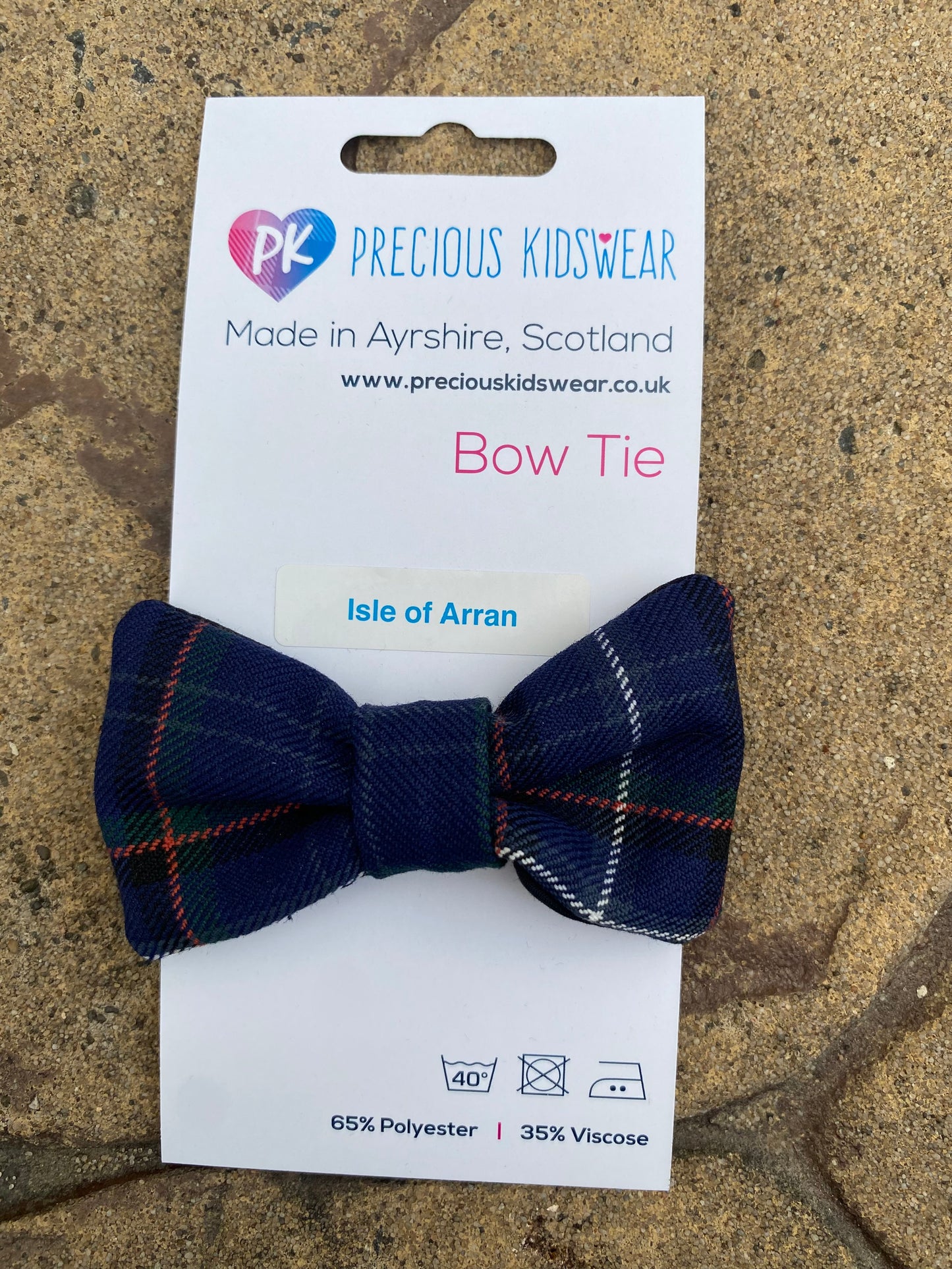 Isle of Arran Tartan Baby Bow Tie