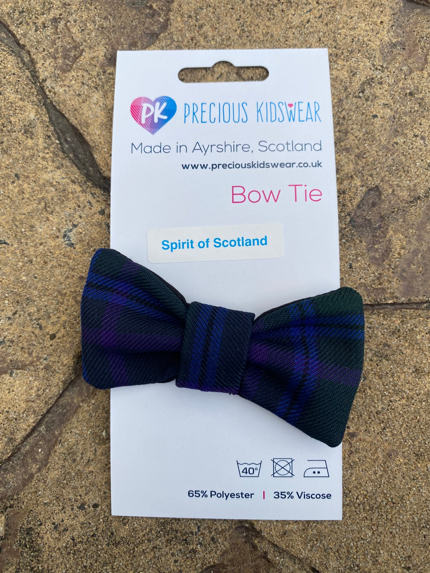 Spirit of Scotland Tartan Baby Bow Tie