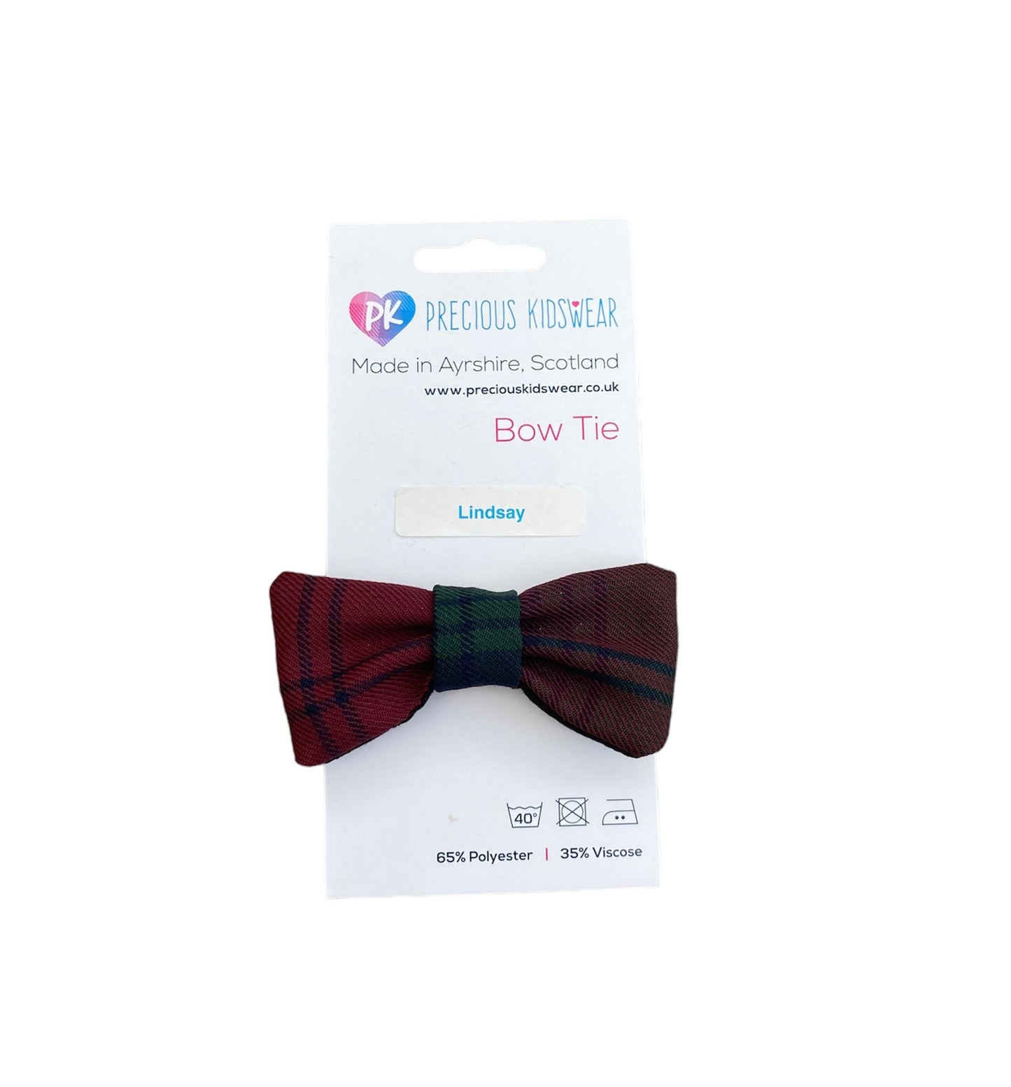 Lindsay Tartan Baby Bow Tie