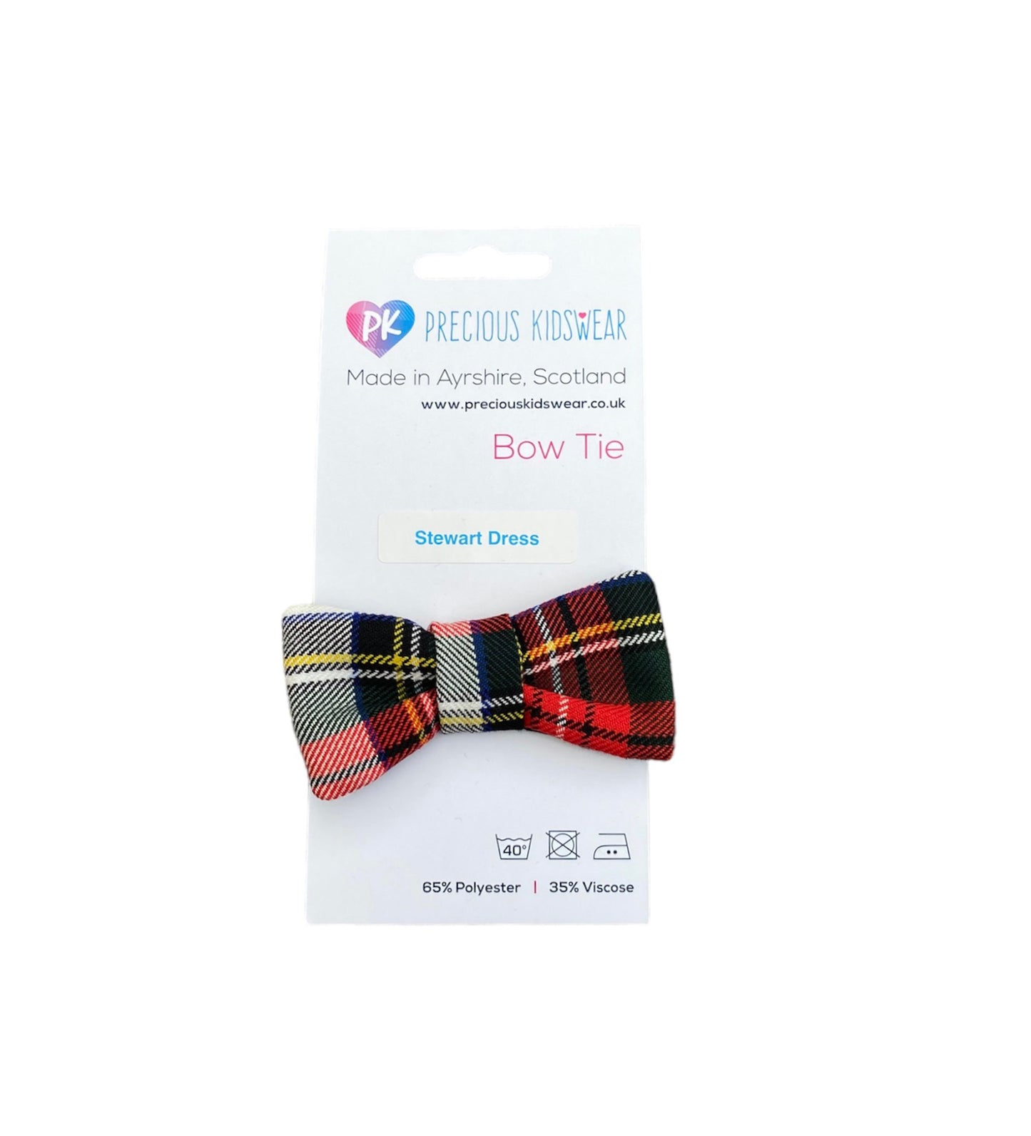 Stewart Dress Tartan Baby Bow Tie