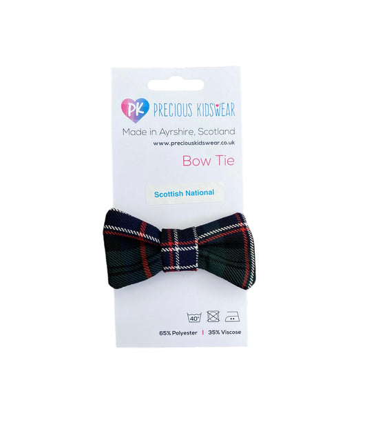 Scottish National Tartan Baby Bow Tie