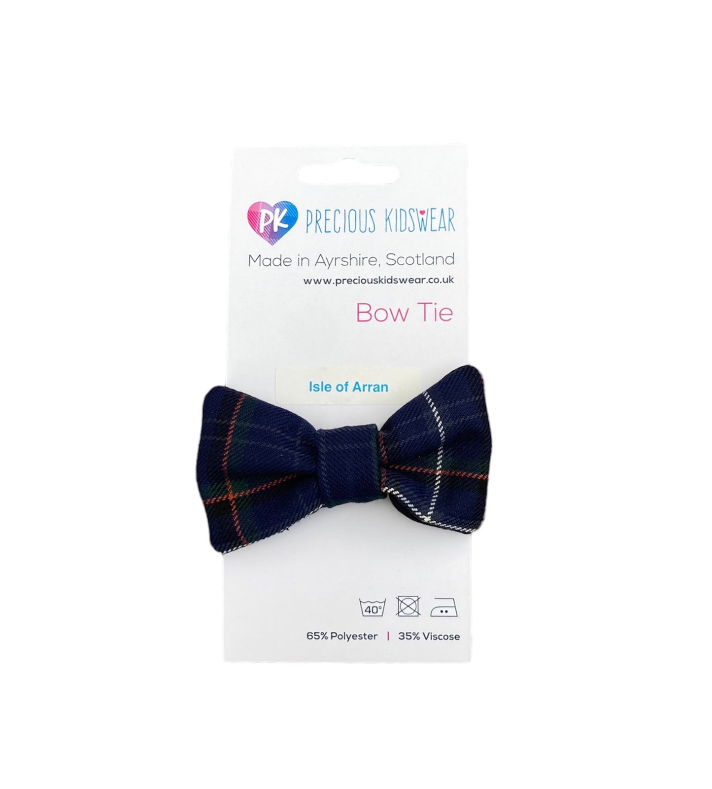 Isle of Arran Tartan Baby Bow Tie