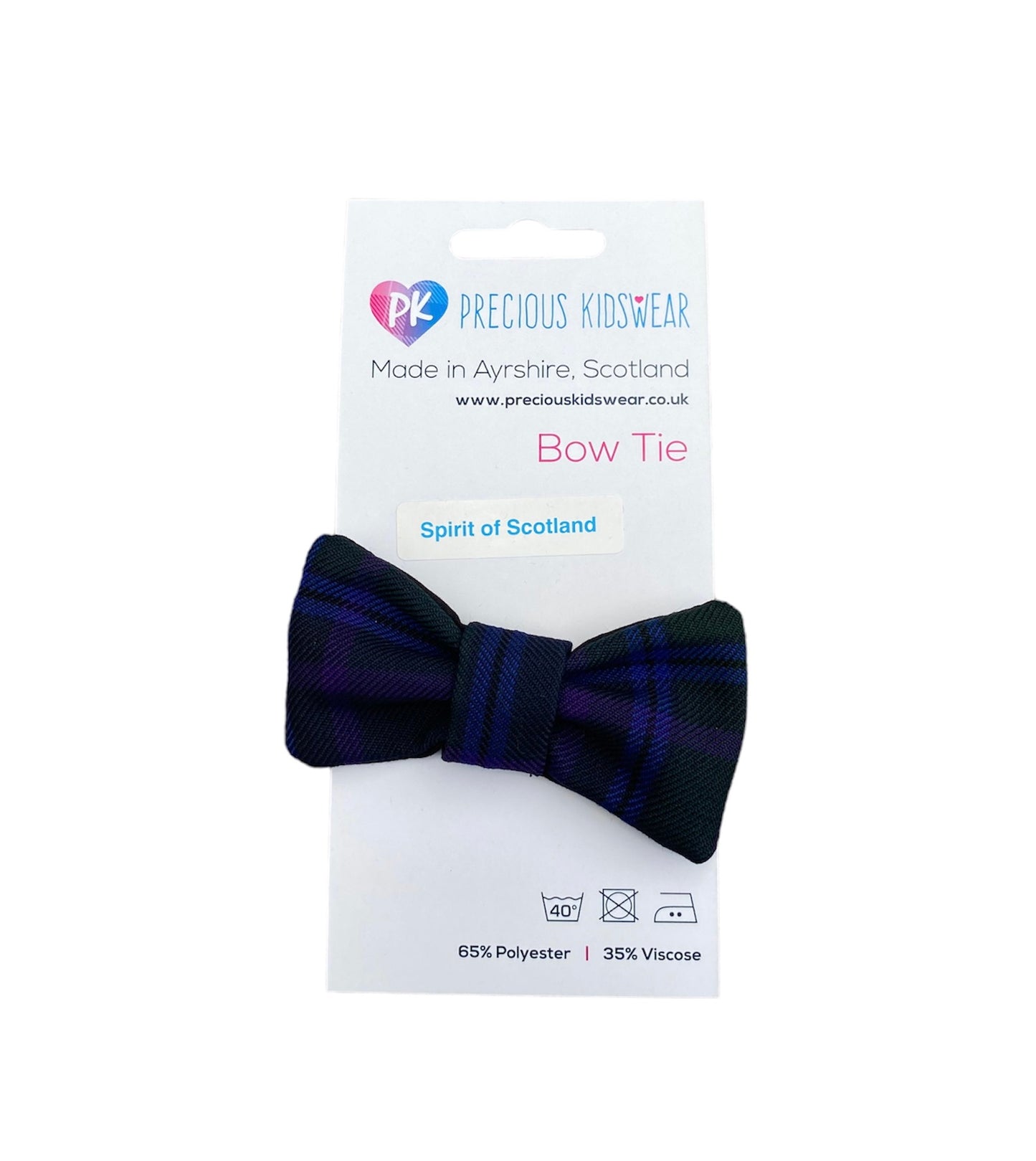 Spirit of Scotland Tartan Baby Bow Tie