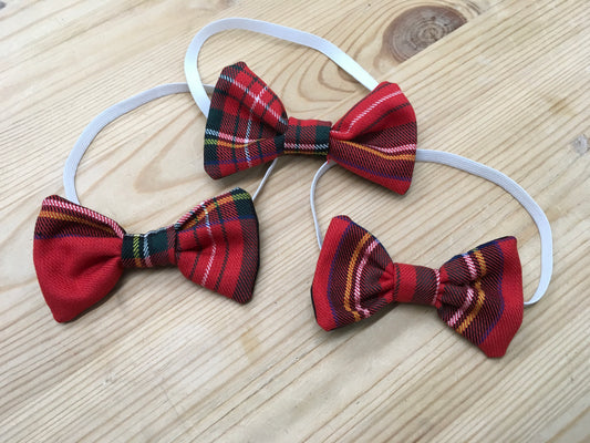 Royal Stewart Tartan Baby Bow Tie